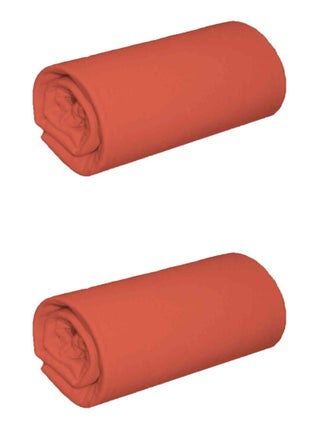 Drap housse coton jersey (lot de 2)