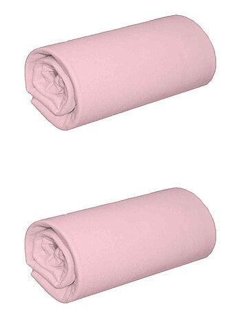 Drap housse coton jersey (lot de 2)