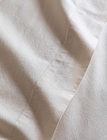 Drap housse coton lavé bonnet 30 cm