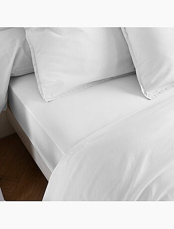 Drap housse coton lavé bonnet 30 cm