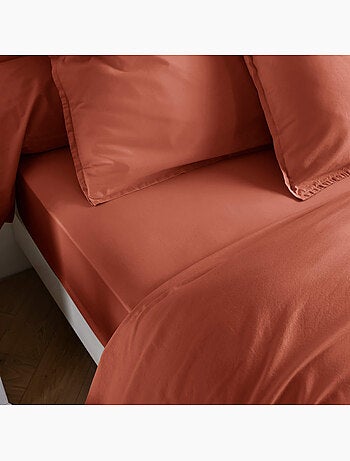 Drap housse coton lavé bonnet 30 cm