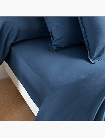 Drap housse coton lavé bonnet 30 cm