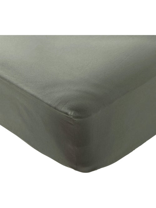 Drap housse coton lavé bonnet 30 cm - Kiabi Drap housse coton lavé bonnet 30 cm - Kiabi