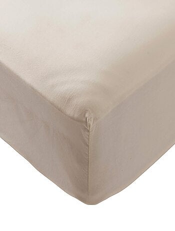 Drap housse coton lavé bonnet 40 cm