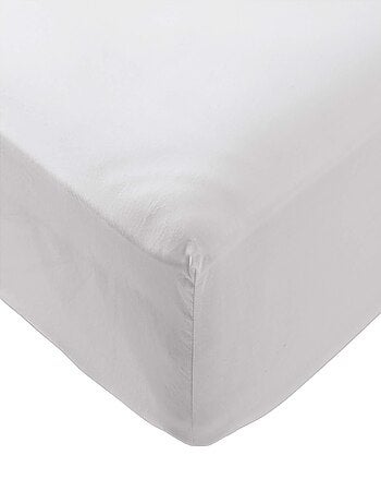 Drap housse coton lavé bonnet 40 cm