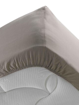 Drap housse Coton Lavé Collection Stonalias