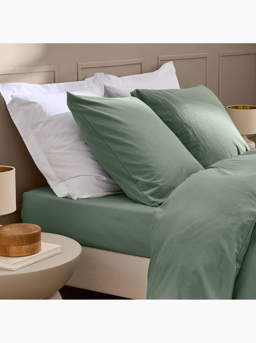Drap housse coton lavé Linella - Kiabi Drap housse coton lavé Linella - Kiabi