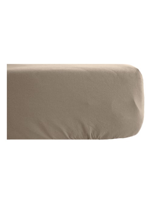 Drap housse coton lavé PALACE - Kiabi
