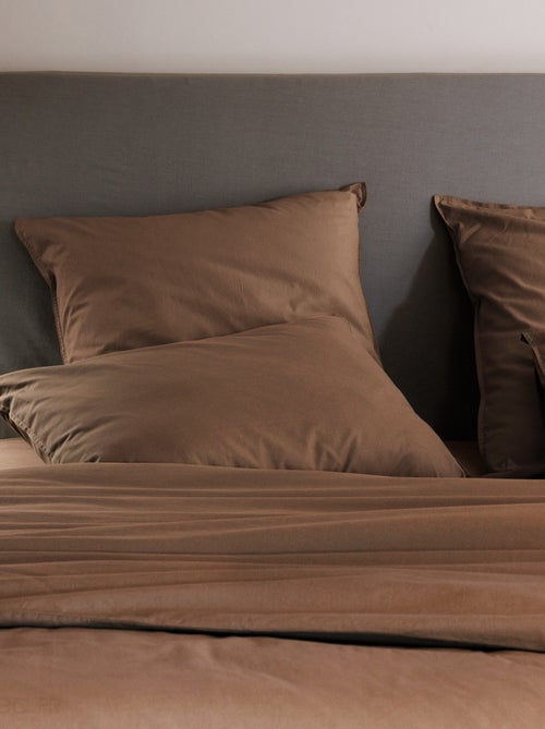 Drap housse coton lavé PALACE - Kiabi