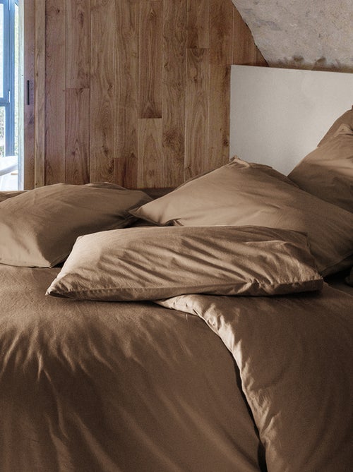 Drap housse coton lavé PALACE - Kiabi