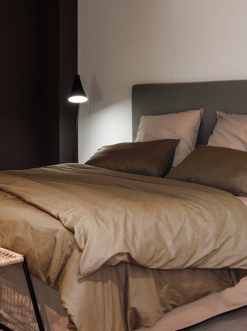 Drap housse coton lavé PALACE - Kiabi