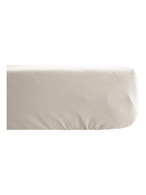 Drap housse coton lavé PALACE - Kiabi