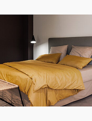 Drap housse coton lavé PALACE