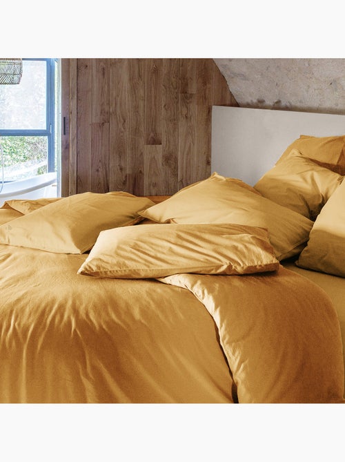 Drap housse coton lavé PALACE - Kiabi