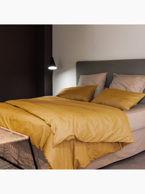 Drap housse coton lavé PALACE - Kiabi