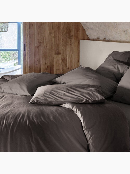 Drap housse coton lavé PALACE - Kiabi