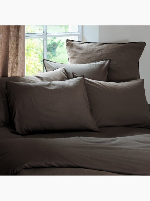Drap housse coton lavé PALACE - Kiabi
