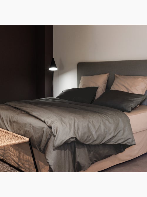 Drap housse coton lavé PALACE - Kiabi