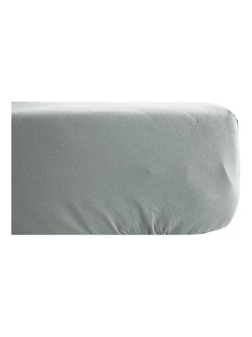 Drap housse coton lavé PALACE - Kiabi