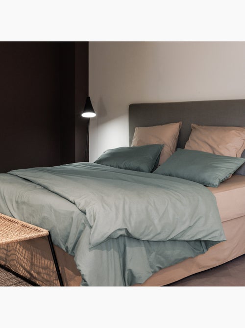 Drap housse coton lavé PALACE - Kiabi