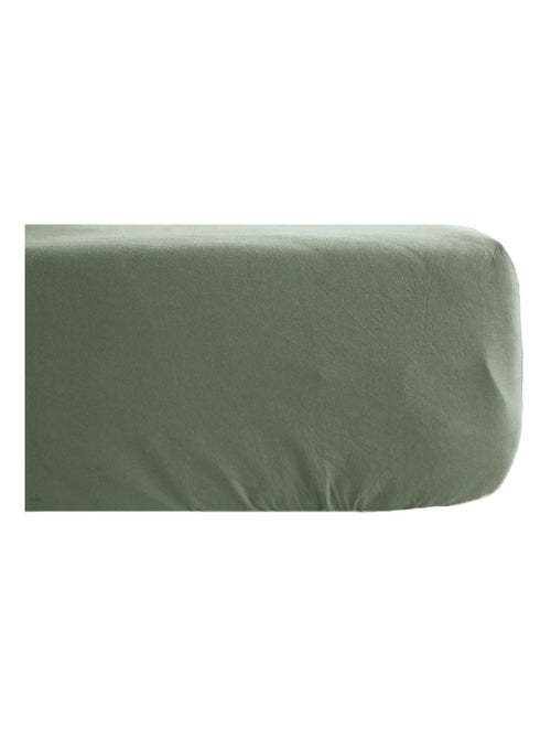 Drap housse coton lavé PALACE - Kiabi