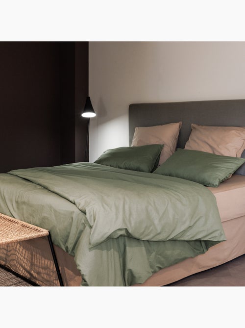 Drap housse coton lavé PALACE - Kiabi