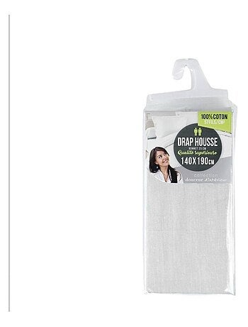Drap housse Coton LINA Douceur d'Intérieur