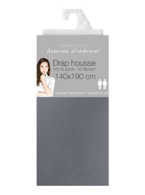 Drap housse Coton LINA Douceur d'Intérieur - Kiabi Drap housse Coton LINA Douceur d'Intérieur - Kiabi