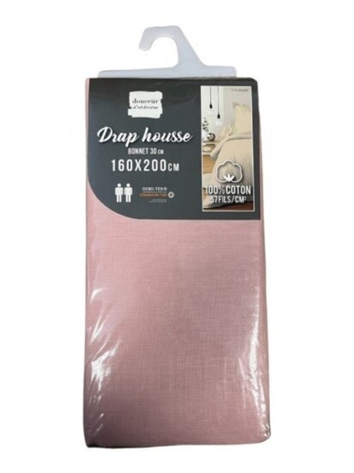 Drap housse Coton LINA Douceur d'Intérieur - Kiabi