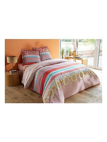 Drap-housse coton micro-motifs - Afibel