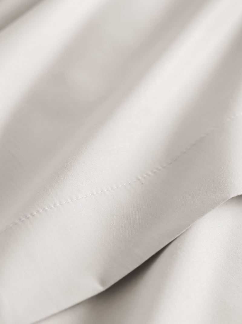 Drap housse coton percale bonnet 30 cm Blanc - Kiabi