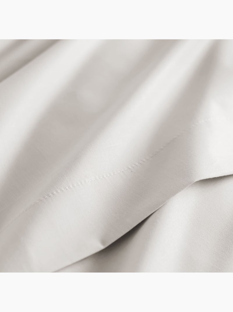 Drap housse coton percale bonnet 40 cm Ecru - Kiabi