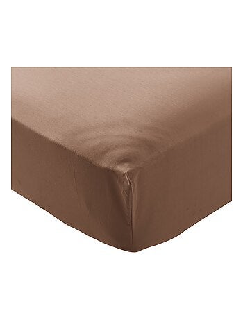 Drap housse coton percale bonnet 40 cm