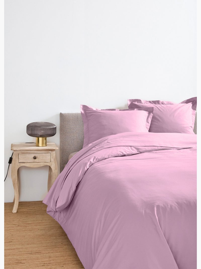 Drap-housse coton uni - Afibel Rose - Kiabi
