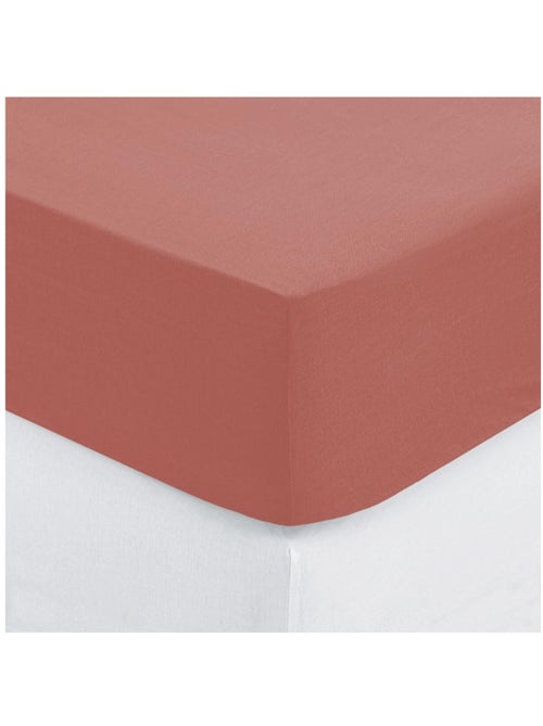 Drap housse coton uni 140 x 190 cm Couleur moderne orage - Kiabi