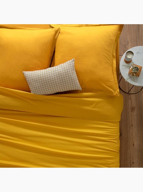 Drap housse coton uni 140 x 190 cm Couleur moderne orage - Kiabi