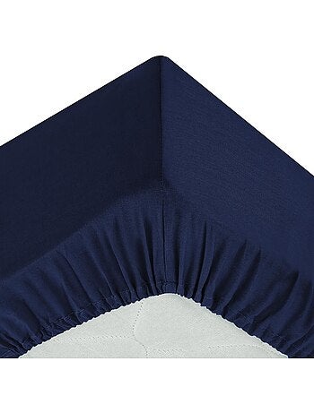 Drap housse coton uni 90 x 190 cm Couleur moderne terracotta