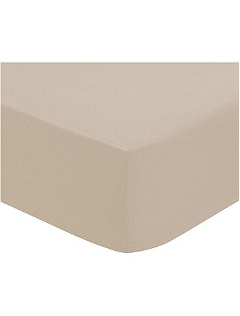 Drap housse coton uni 90 x 190 cm Couleur moderne terracotta