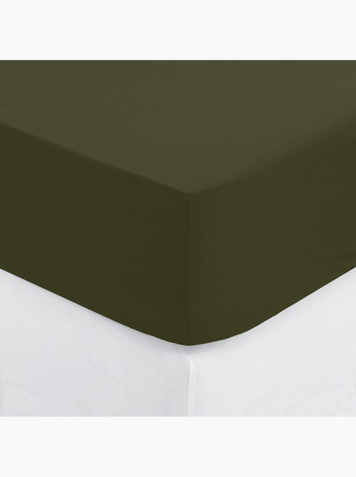 Drap housse coton uni 160 x 200 cm couleur moderne cumin - Kiabi Drap housse coton uni 160 x 200 cm couleur moderne cumin - Kiabi