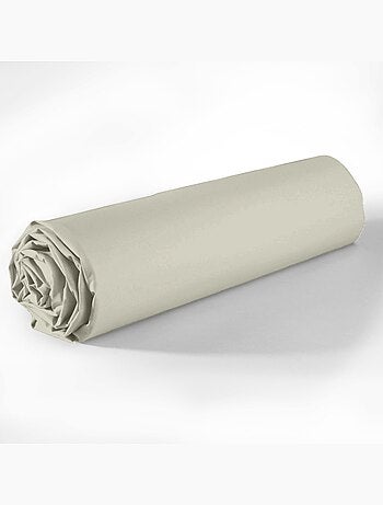 Drap housse coton uni 90 x 190 cm Passion anthracite