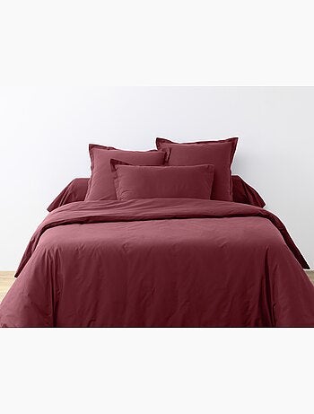 Drap housse coton uni 90 x 190 cm Passion anthracite