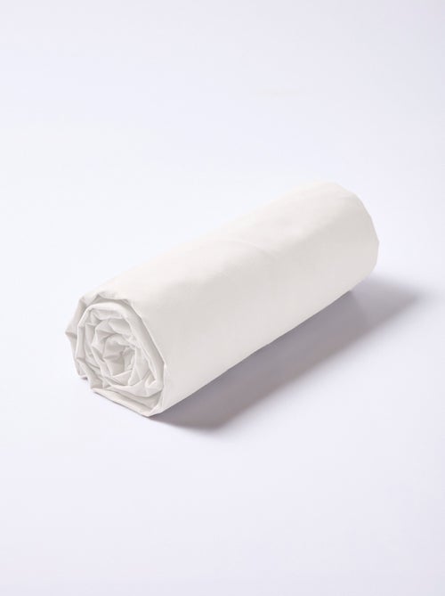 Drap-housse coton uni - Kiabi