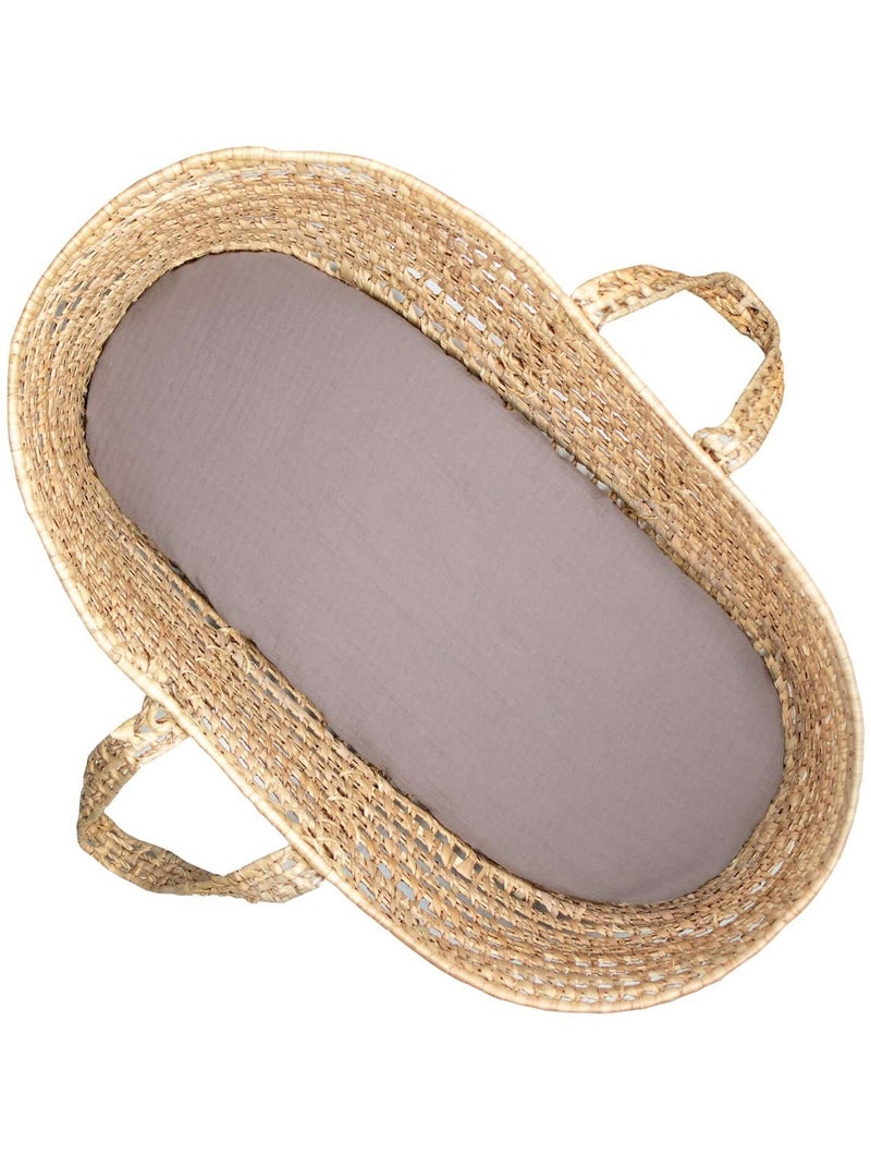 Drap housse couffin en double gaze à carreaux SEVIRA KIDS Marron - Kiabi