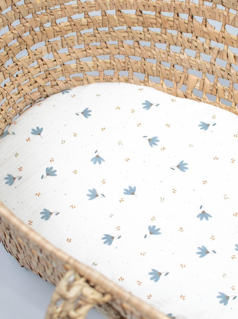 Drap housse couffin ovale, Bleuet SEVIRA KIDS Multicolore - Kiabi