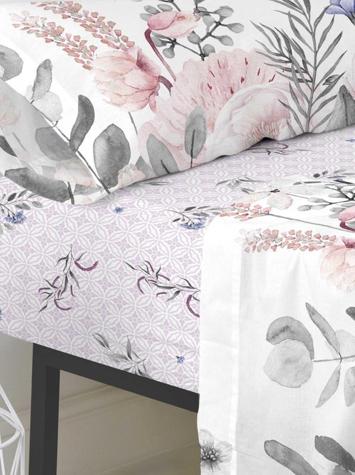 Drap-housse Delicate bouquet "Happyfriday" - Kiabi