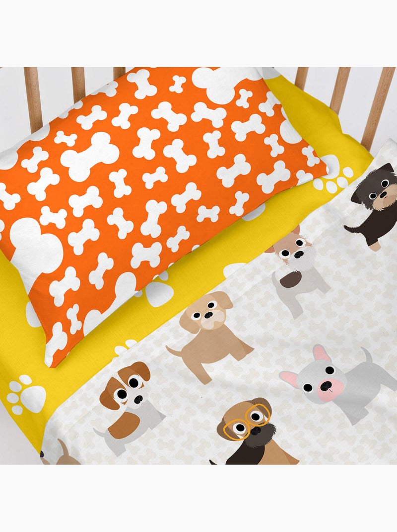 Drap-housse Dogs Berceau "Happyfriday" Multicolore - Kiabi