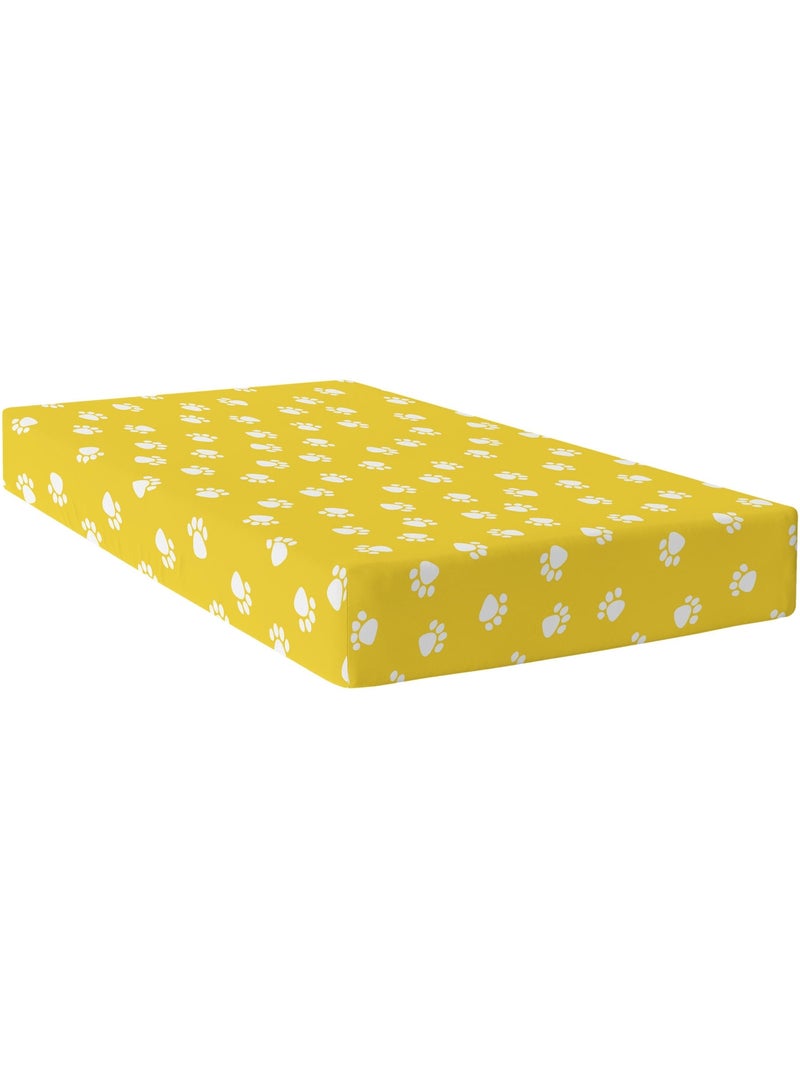 Drap-housse Dogs "Happyfriday" Blanc - Kiabi