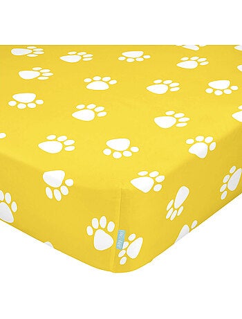 Drap-housse Dogs Lit Bébé "Happyfriday