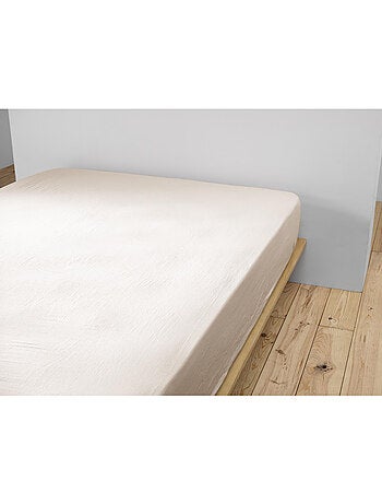 Drap-housse – Double Gaze de Coton 125 g/m² – Bonnet 30 cm - Gaïa