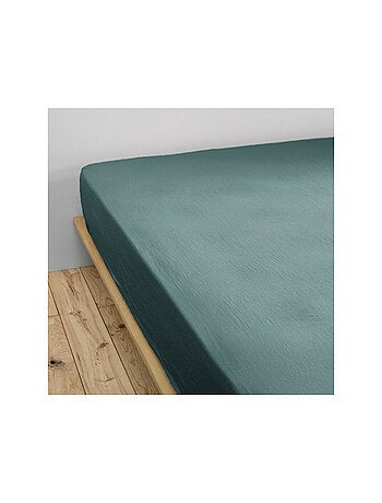 Drap-housse – Double Gaze de Coton 125 g/m² – Bonnet 30 cm - Gaïa